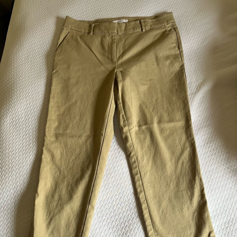 LOFT Tan Women's Pants